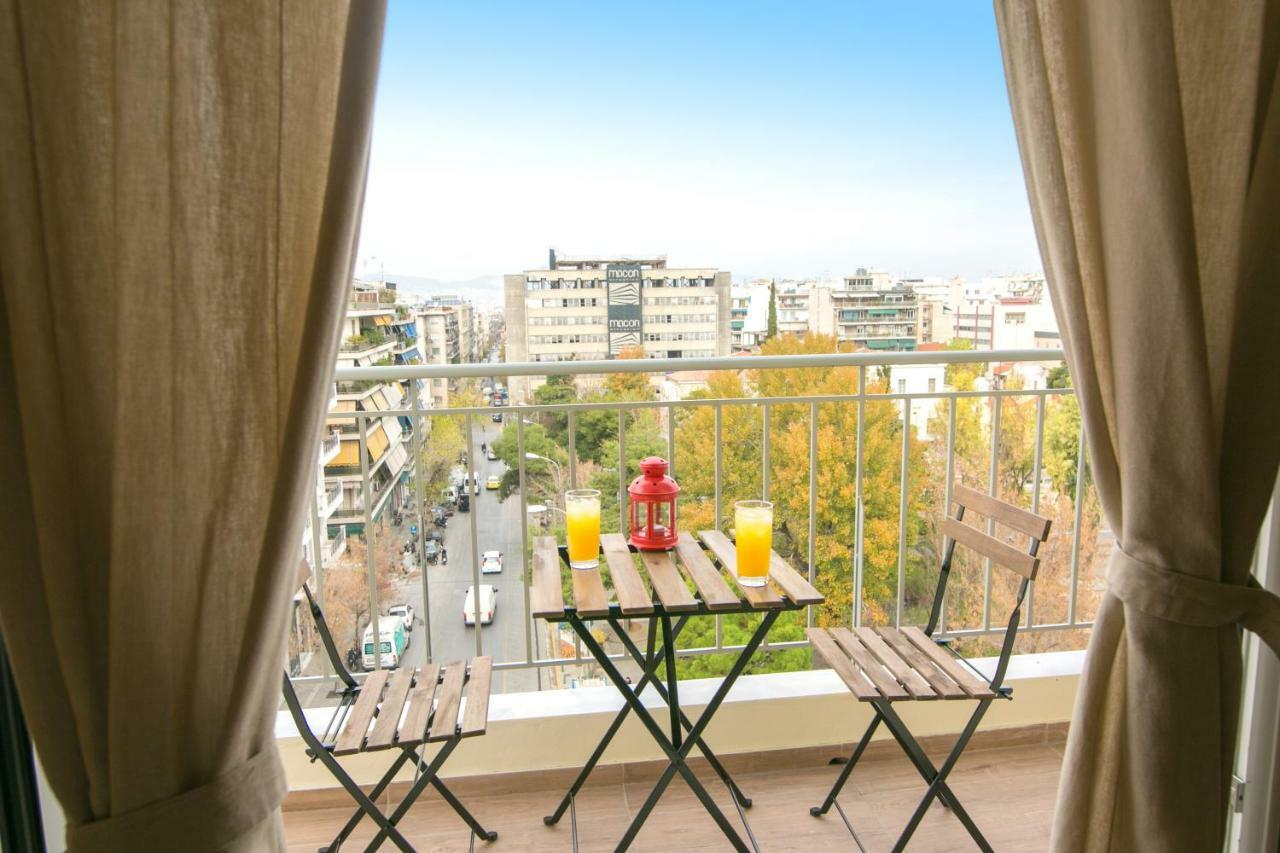 Magnificent luxury retrostyle flat Acropolis view Apartment Atena Exterior foto