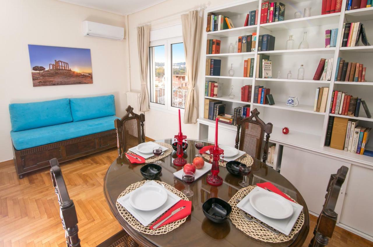 Magnificent luxury retrostyle flat Acropolis view Apartment Atena Exterior foto