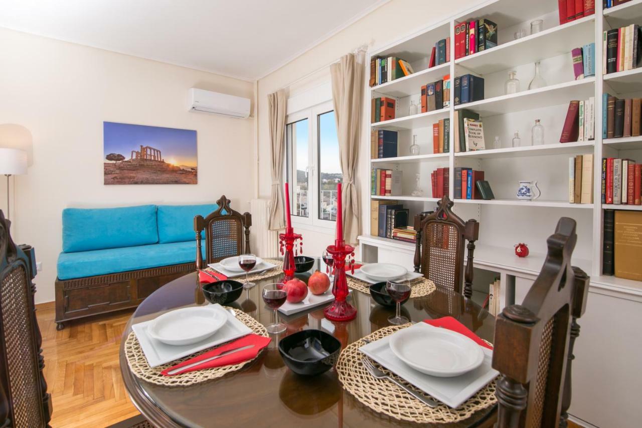 Magnificent luxury retrostyle flat Acropolis view Apartment Atena Exterior foto