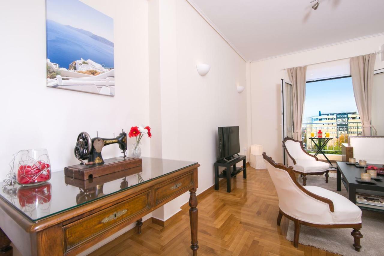 Magnificent luxury retrostyle flat Acropolis view Apartment Atena Exterior foto